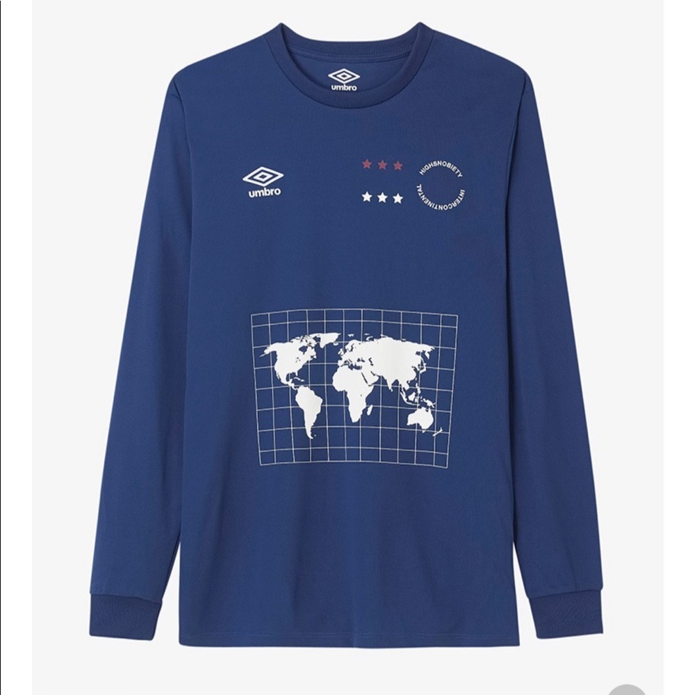 Brand new Highsnobiety x Umbro collab jersey tee